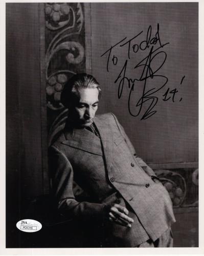 CHARLIE WATTS HAND SIGNED 8x10 PHOTO    DRUMMER ROLLING STONES     TO TODD   JSA