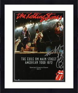 Charlie Watts Signed Autograph 8x10 Photo - The Rolling Stones Exile On Main St