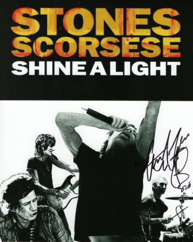 Charlie Watts Signed Autograph 8x10 Photo - The Rolling Stones Shine A Light