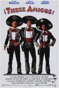 Chevy Chase Autographed 12"x 17" Three Amigos Movie Poster - BAS COA