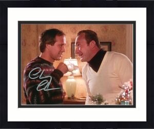 Chevy Chase Christmas Vacation Signed 11x14 Photo w/ Randy Quaid BAS Witness 24