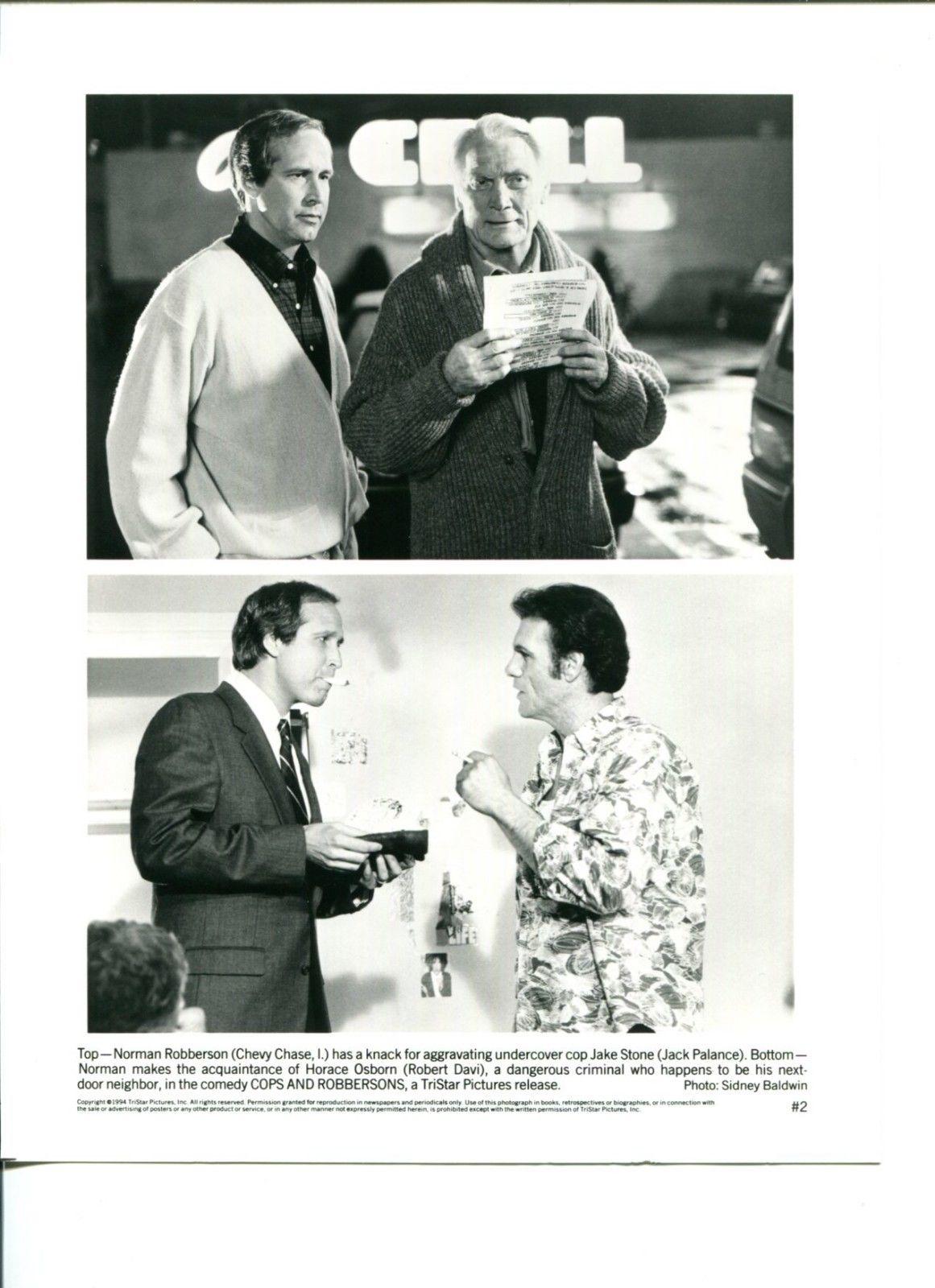 Chevy Chase Jack Palance Robert Davi Cops And Robbersons Press Still Movie Photo