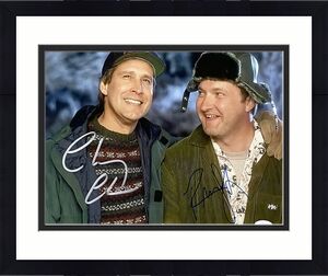 Chevy Chase Randy Quaid Signed 11x14 Christmas Vacation Photo JSA