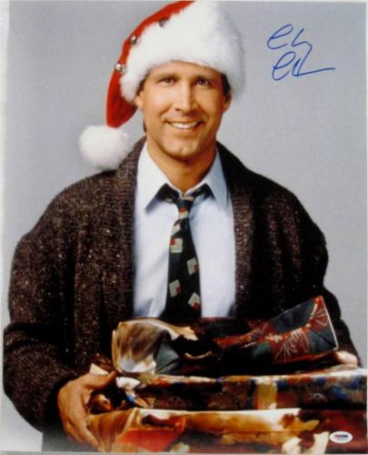 CHEVY CHASE SIGNED National Lampoon's Christmas Vacation 16x20 PHOTO ITP PSA