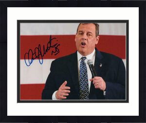 Chris Christie Signed Autograph 8x10 Photo - Nj Governor, 2020, Donald Trump F