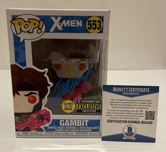 Chris Claremont Signed Autographed Gambit Exclusive X-Men Funko Pop Beckett COA6
