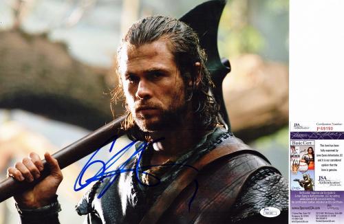Chris Hemsworth Signed - Autographed The Huntsman Winters Tale 11x14 inch Photo + JSA Certificate of Authenticity