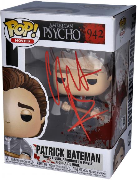 Christian Bale American Psycho Autographed Patrick Bateman #942 Funko Pop! - BAS
