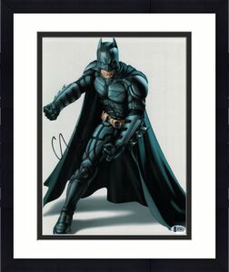 Christian Bale Signed 11x14 Photo Batman Dark Knight Beckett Bas Autograph P