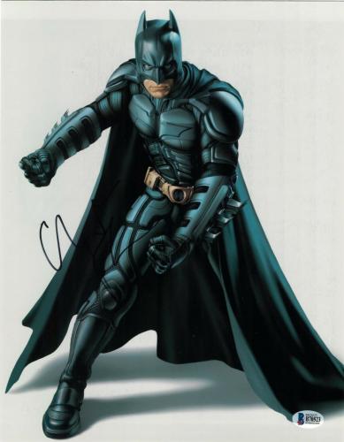 Christian Bale Signed 11x14 Photo Batman Dark Knight Beckett Bas Autograph P
