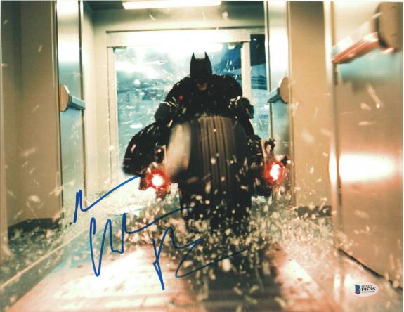 Christian Bale Signed 11x14 Photo Batman Dark Knight Beckett Bas Autograph U