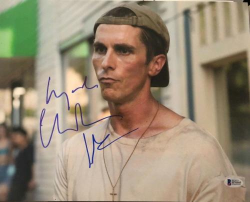 Christian Bale Signed 11x14 Photo The Fighter Batman Beckett Bas Autograph Auto