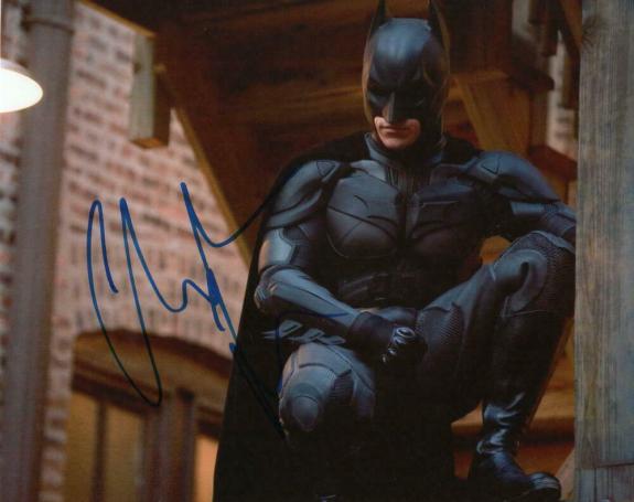 Christian Bale Signed Autograph 8x10 Photo - Awesome Photo, Bruce Wayne Batman
