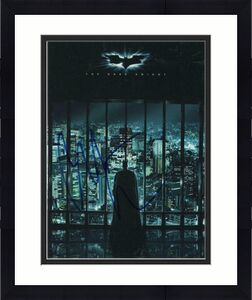 Christian Bale Signed Autograph 8x10 Photo - Batman, Rare The Dark Knight Promo