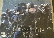 Christian Bale & Tom Hardy Signed Autograph "dark Knight Rises" Photo Jsa Bas