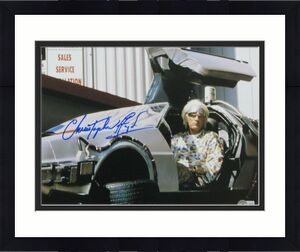 Christopher Lloyd "Back to the Future" Signed/Auto 11x14 Photo Beckett 163257