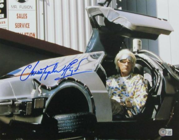 Christopher Lloyd "Back to the Future" Signed/Auto 11x14 Photo Beckett 163257