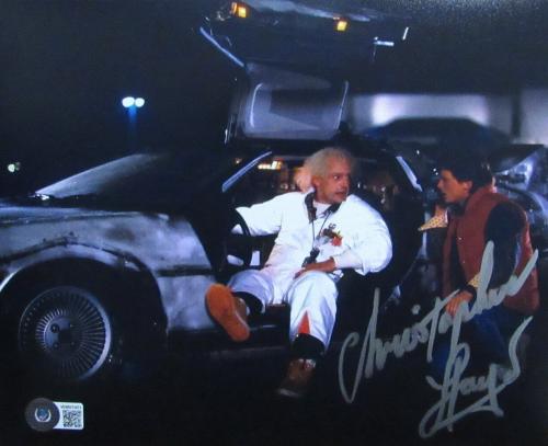 Christopher Lloyd "Back to the Future" Signed/Auto 8x10 Photo Beckett 164142