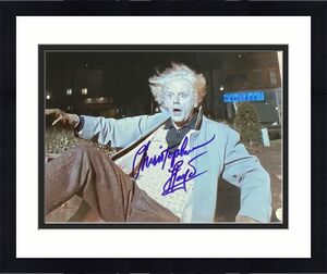 CHRISTOPHER LLOYD SIGNED AUTOGRAPH 11x14 "BACK TO THE FUTURE" PHOTO BECKETT C