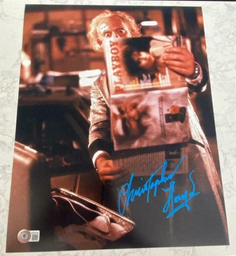 CHRISTOPHER LLOYD SIGNED AUTOGRAPH 11x14 "BACK TO THE FUTURE" PHOTO BECKETT G
