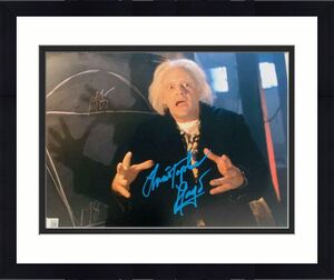 CHRISTOPHER LLOYD SIGNED AUTOGRAPH 11x14 "BACK TO THE FUTURE" PHOTO BECKETT H