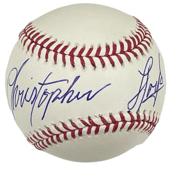 Christopher Lloyd Signed Official Major League Baseball Autograph Beckett Coa 13
