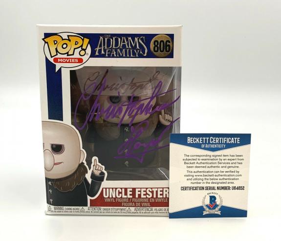 Christopher Lloyd Signed The Addams Family Funko Pop Autograph Beckett Bas 10