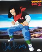 Chuck Huber Android 17 Dragonball Z Signed Autographed 11x14 Photo JSA 2