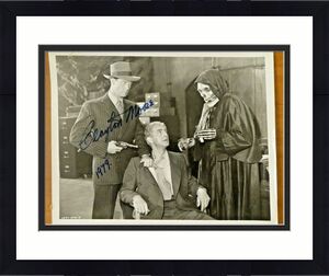 Clayton Moore Famous Actor Signed Spooky 8x10 Photo with JSA COA