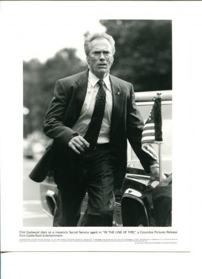 Clint Eastwood In The Line Of Fire Original Movie Still Press Photo