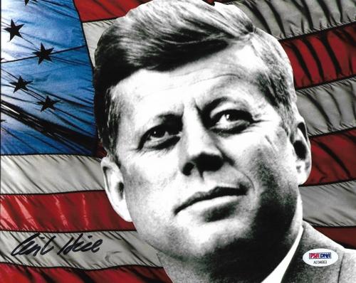 Clint Hill John F Kennedy JFK Signed Autograph 8x10 Photo PSA/DNA COA (G)
