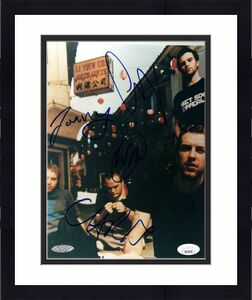 Coldplay Full Band (x4) Signed Autograph 8x10 Photo -vintage Chris Martin +3 Jsa