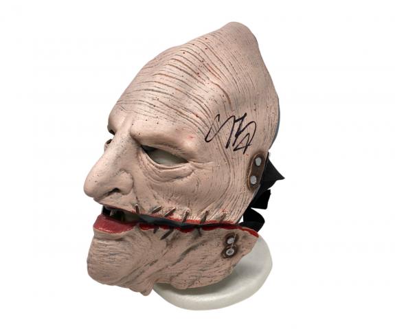 Corey Taylor Signed Autographed Slipknot Mask Gray Chapter Beckett Witnessed COA