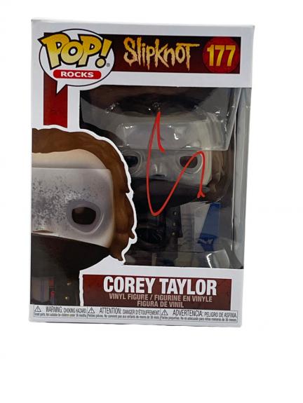 Corey Taylor Signed Funko Pop Figure Slipknot Autograph Proof Beckett Coa 92