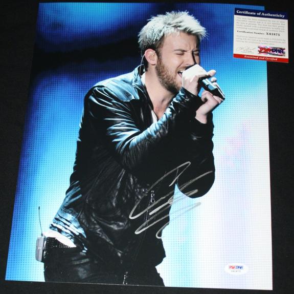 COUNTRY Charles Kelley signed 11 x 14, Lady Antebellum, Bartender, PSA/DNA