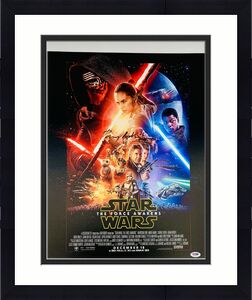 Daisy Ridley Signed Star Wars 16x20 Canvas Photo Movie Collage - Rey PSA DNA COA