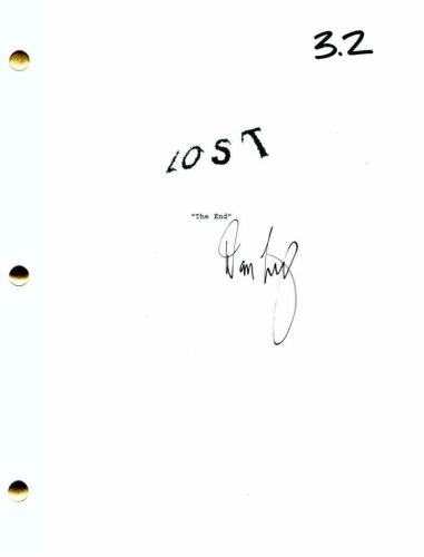 Damon Lindelof Signed Autograph Lost Finale Script - Jj Abrams, Evangeline Lilly