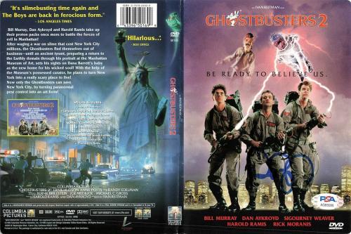 Dan Aykroyd signed DVD Cover PSA/DNA GhostBusters 2 Movie
