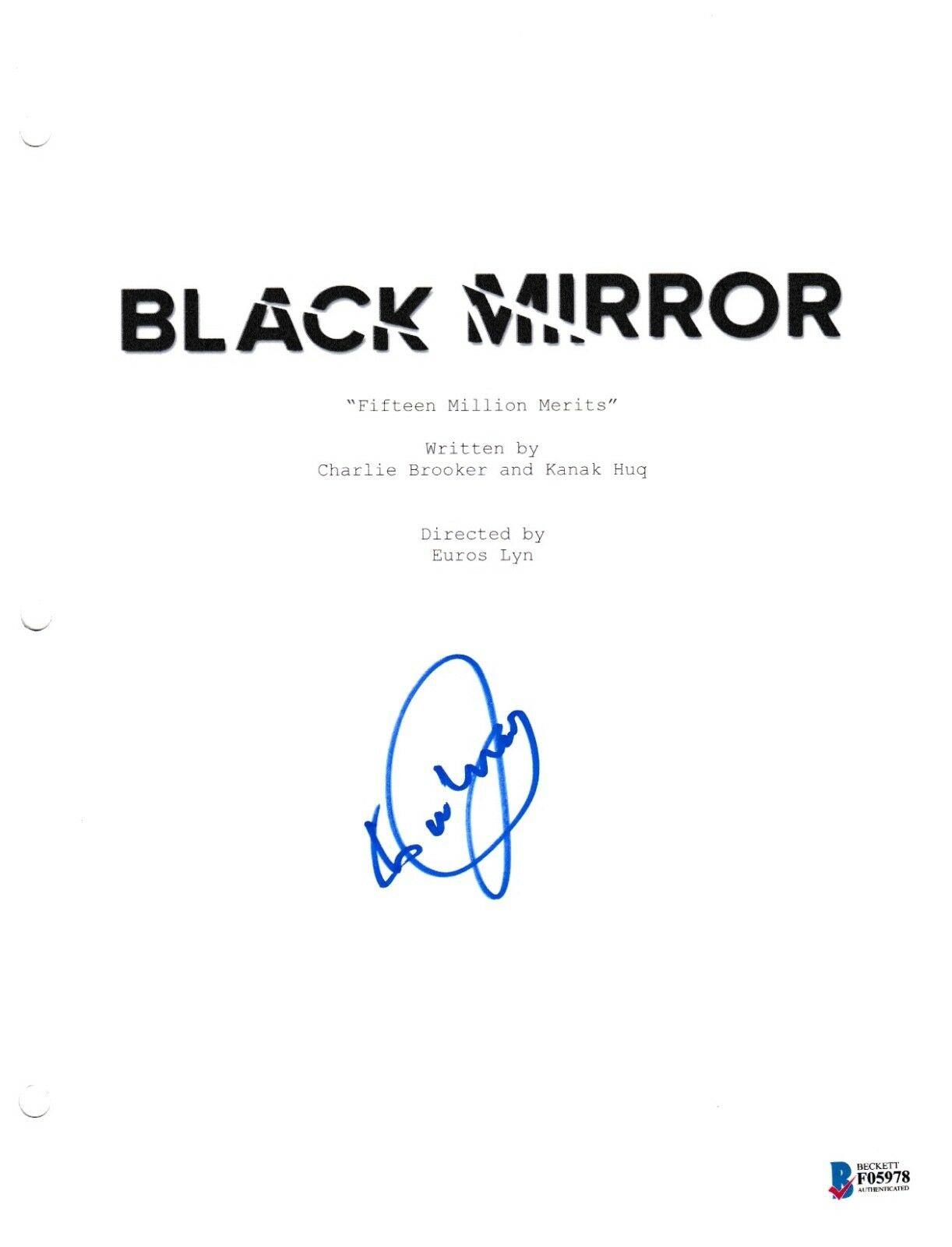 Daniel Kaluuya Signed Black Mirror Pilot Script Beckett ...