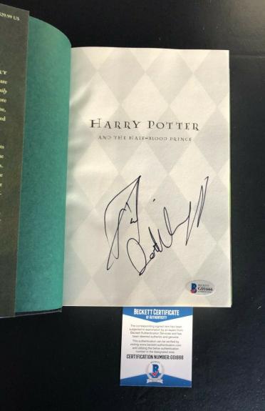 Daniel Radcliffe Signed Harry Potter Half-blood Book Autographed Bas Coa
