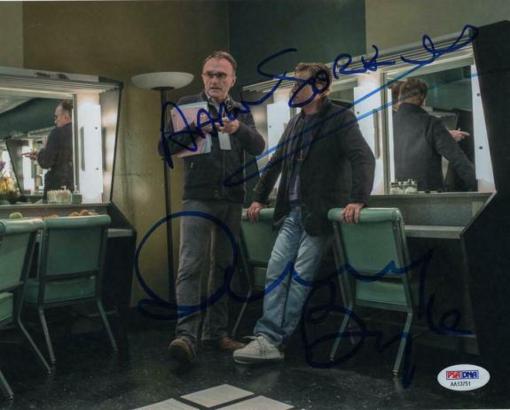 Danny Boyle & Aaron Sorkin Signed Autograph 8x10 Photo - Steve Jobs Movie Psa