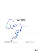 Danny Strong Signed Empire Pilot Episode Script Beckett Bas Autograph Auto