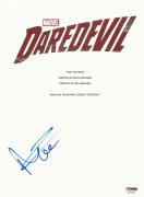 Daredevil Charlie Cox Signed Full Script Screenplay Authentic Auto Psa/dna Psa