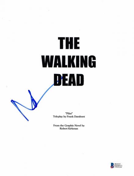 Daryl Dixon Norman Reedus Signed 'the Walking Dead' Full Script Screenplay Bas