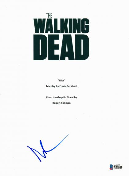 Daryl Dixon Norman Reedus Signed 'the Walking Dead' Full Script Screenplay Bas 4