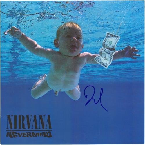 Dave Grohl Nirvana Autographed Nevermind Album - BAS