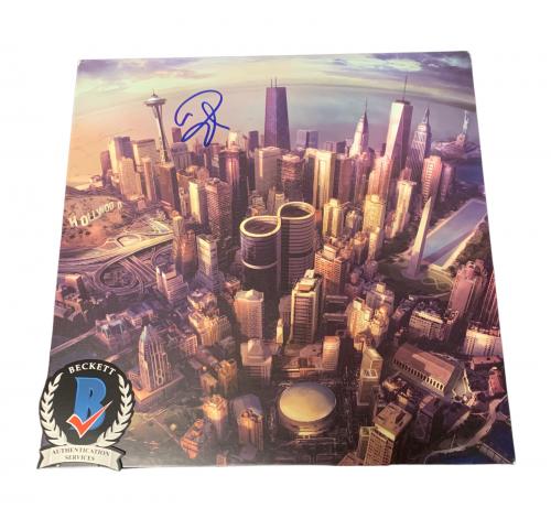 Dave Grohl Signed Foo Fighters Autograph Album Vinyl Lp Beckett Bas Coa 1