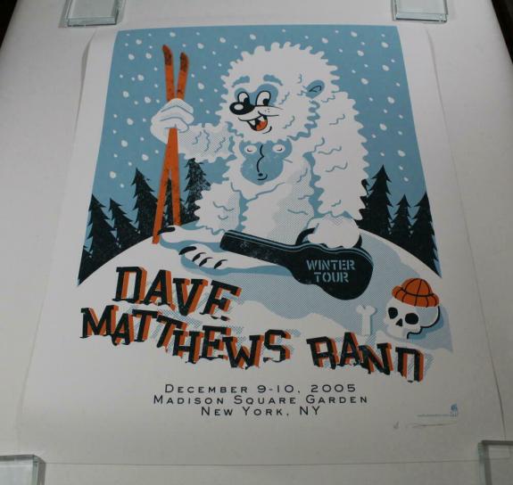 Dave Matthews Band Concert Tour Poster - 12/9/05, 12/10/05 Madison Square Garden