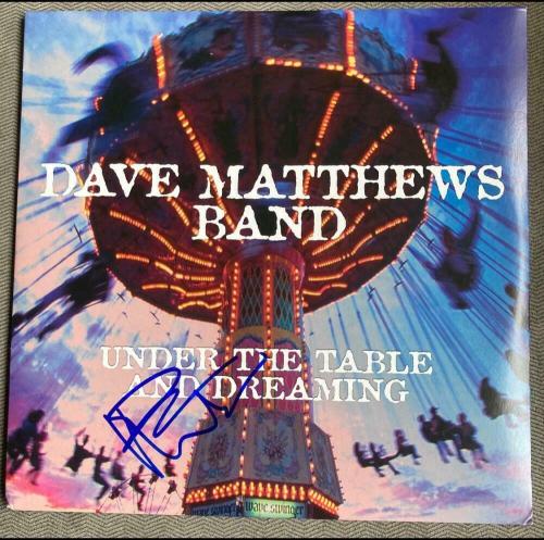 Dave Matthews Signed Autograph Album Record - Band, Under The Table And Dreaming