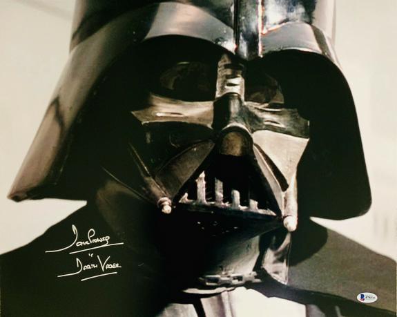 Dave Prowse Authentic Signed Star Wars Darth Vader 16x20 Photo Beckett BAS 31
